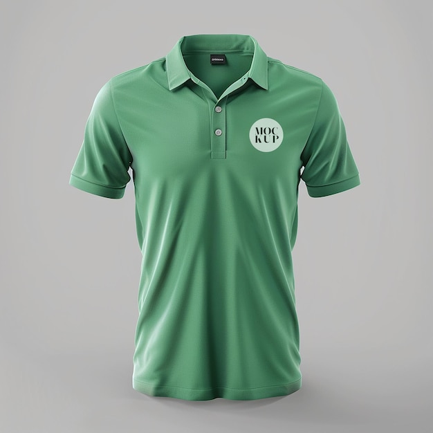 PSD modelo de camisa de polo