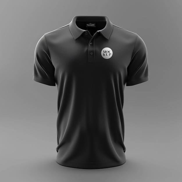 PSD modelo de camisa de polo