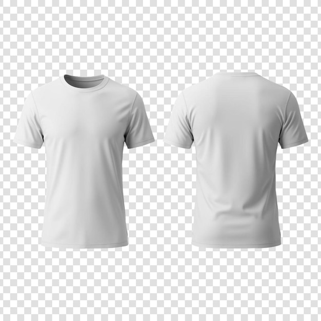 Modelo de camiseta branca