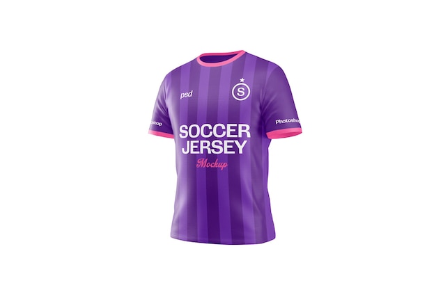 PSD modelo de camiseta de futebol