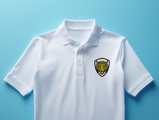 Modelo de camiseta de polo PSD