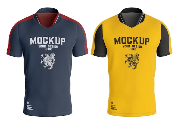 Modelo de camiseta esportiva masculina