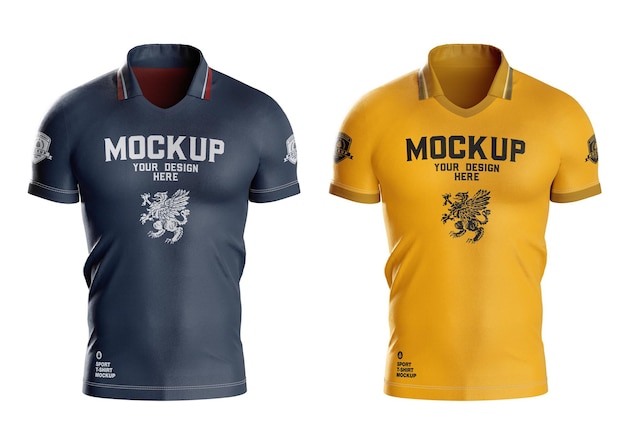 Modelo de camiseta esportiva masculina