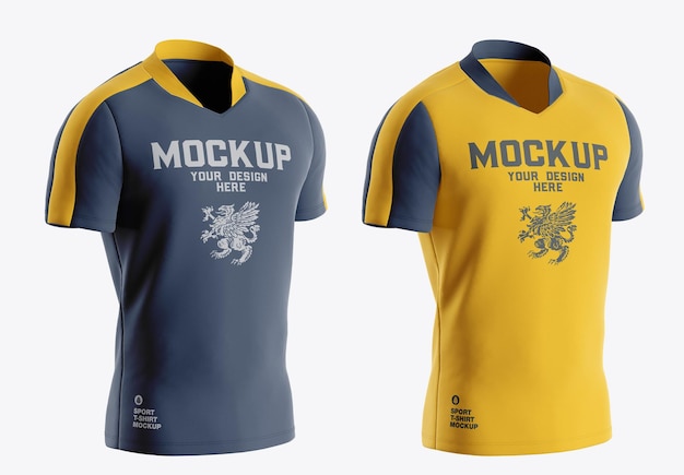 Modelo de camiseta esportiva masculina