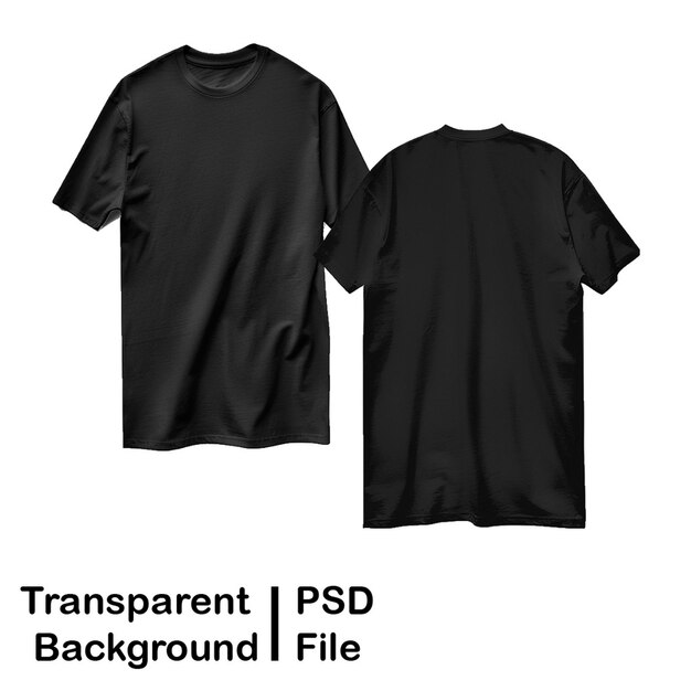 PSD modelo de camiseta psd masculina com mangas curtas e camiseta de pescoço redondo