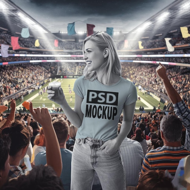 Modelo de camiseta