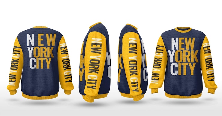 PSD modelo de camisola 3d
