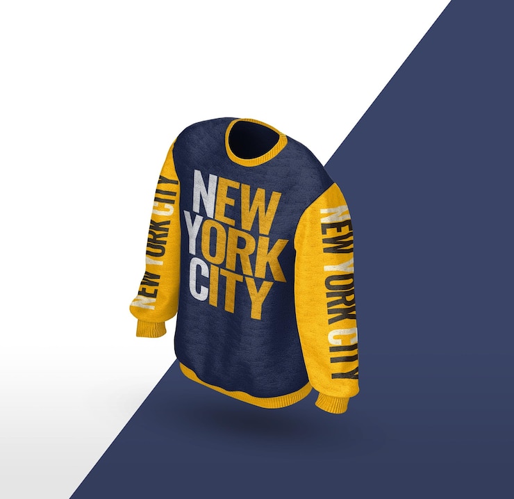 PSD modelo de camisola 3d