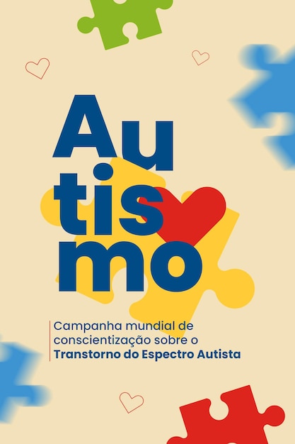 Modelo de campanha Autismo