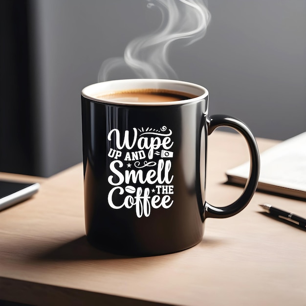 Modelo de caneca de café