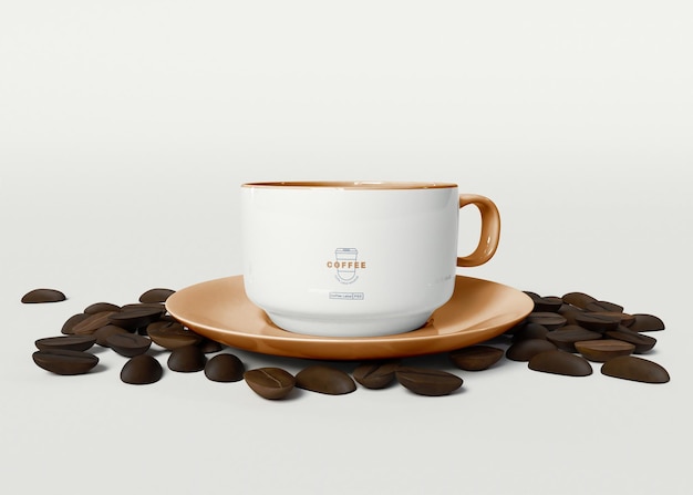 Modelo de caneca de café