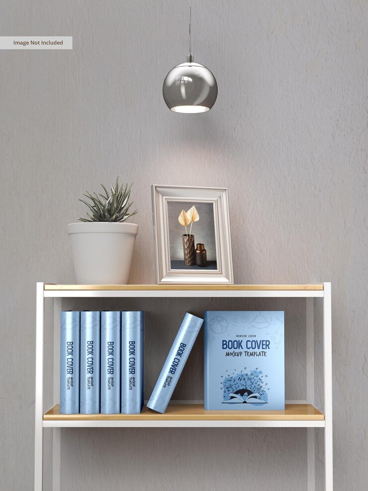 Modelo de capa de livro de capa dura