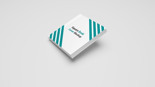 Modelo de capa de livro PSD Square