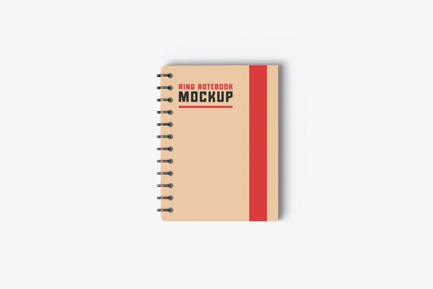 Modelo de capa dura de caderno