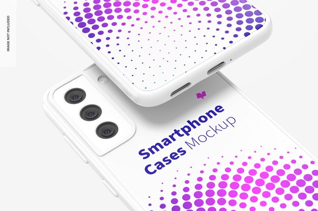 Modelo de capa para smartphone, close-up