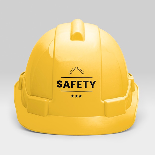 Modelo de capacete de engenheiro de equipamento de EPI psd