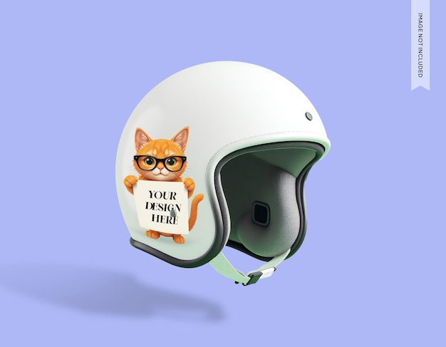 Modelo de capacete em PDF