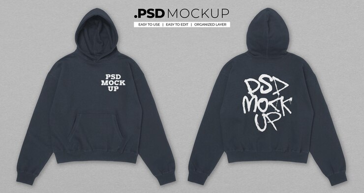 PSD modelo de capuz de caixa psd