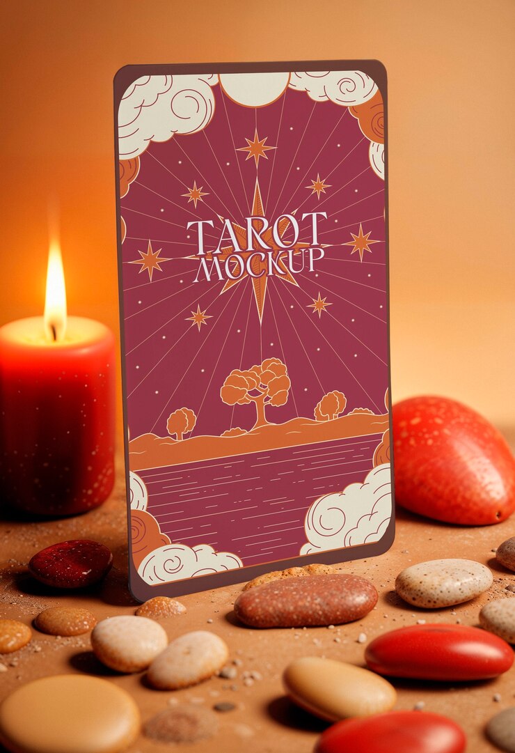 PSD modelo de carta de tarot