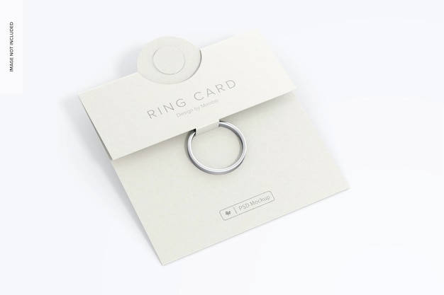 Modelo de cartão de anel