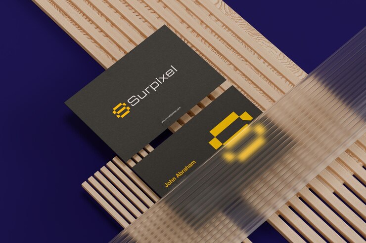 Modelo de cartão de visita Surpixel