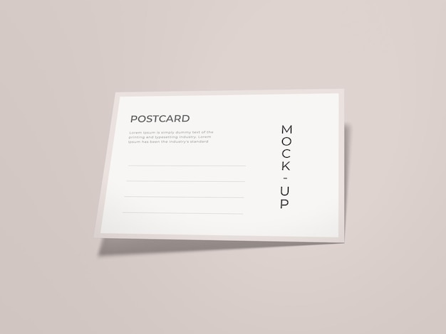 Modelo de cartão postal