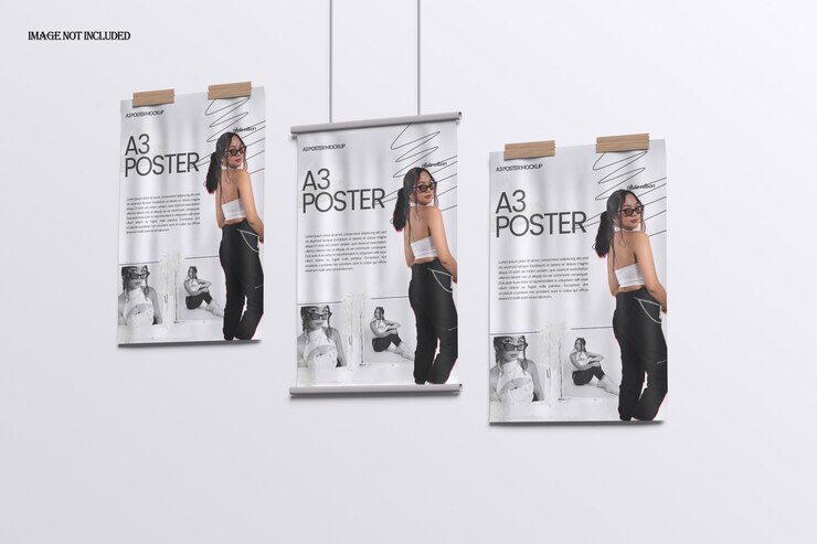 PSD modelo de cartaz a3