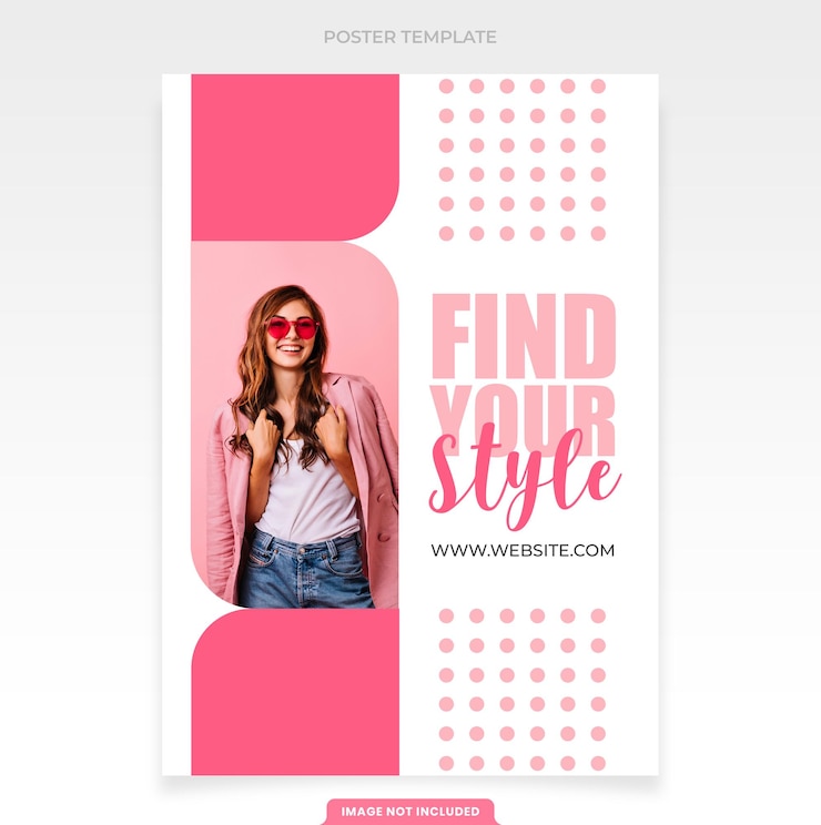 PSD modelo de cartaz de anúncio de moda