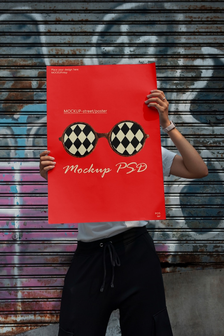 PSD modelo de cartaz de manutenção