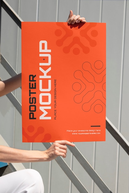 Modelo de cartaz de manutenção