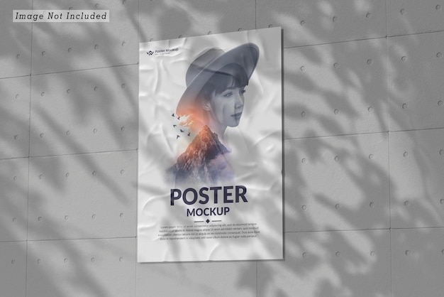 Modelo de cartaz de parede