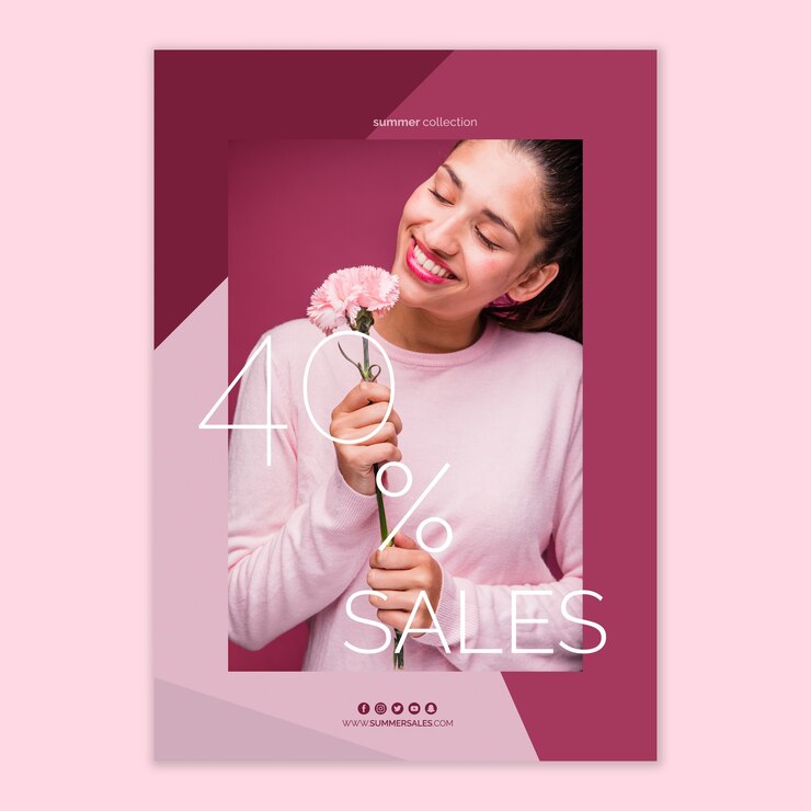 PSD modelo de cartaz de vendas