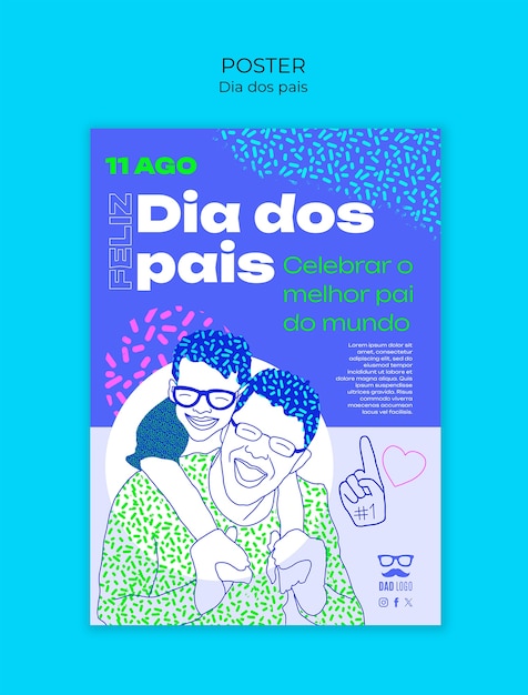 Modelo de celebração Dia dos pais