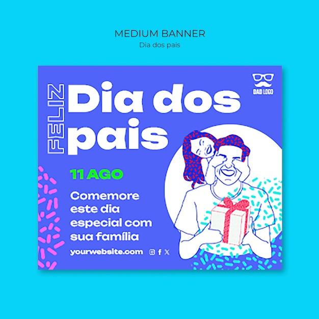 Modelo de celebração Dia dos pais