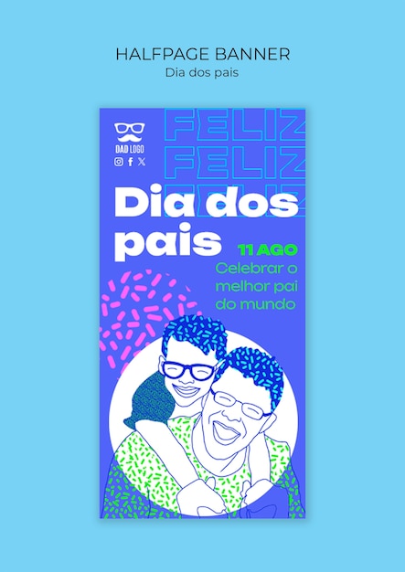 Modelo de celebração Dia dos pais