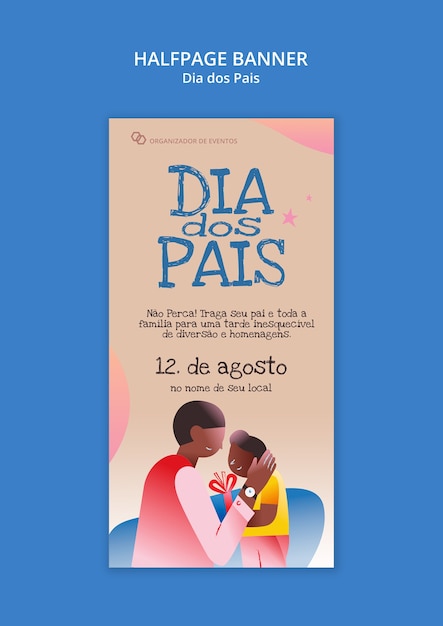 Modelo de celebração Dia dos pais