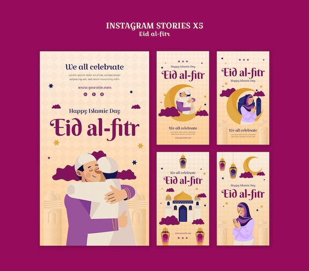 Modelo de celebração do Eid al fitr