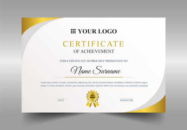 Modelo de certificado PSD