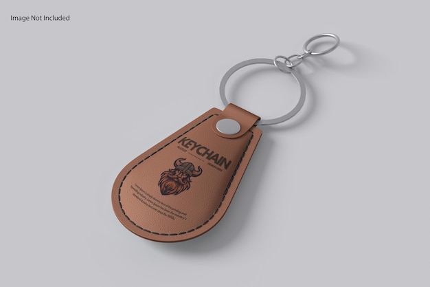 Modelo de chaveiro de couro