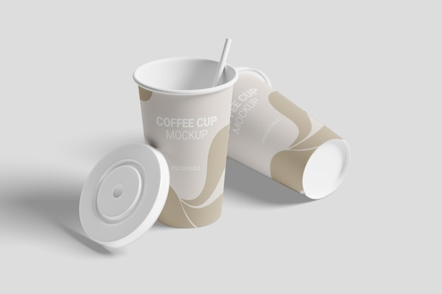Modelo de copo de café Psd