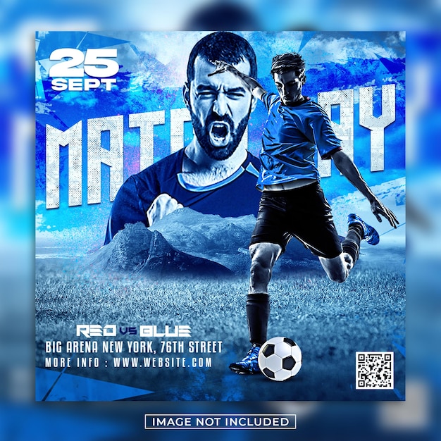 Flyer Jogos De Hoje Futebol Agenda Social Media PSD Editável [download] -  Designi