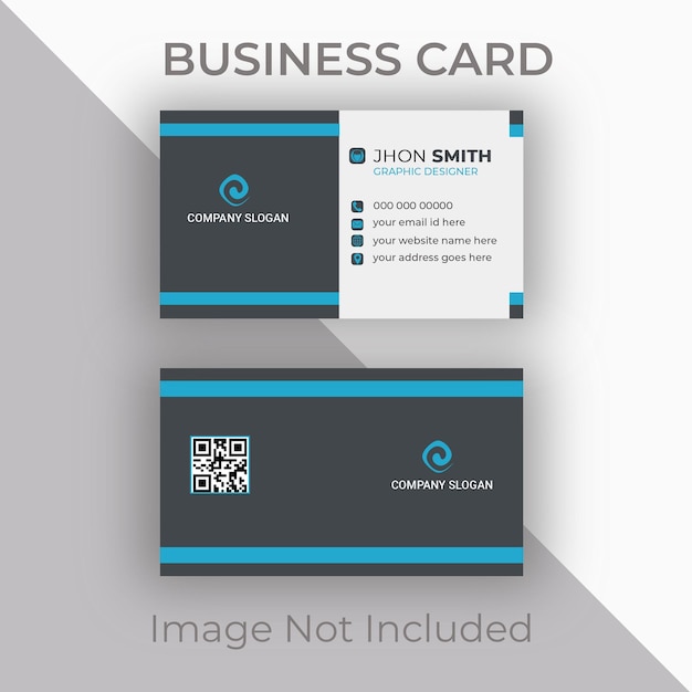 PSD modelo de design de cartão de visita. layout de cartão de identidade corporativa editável.