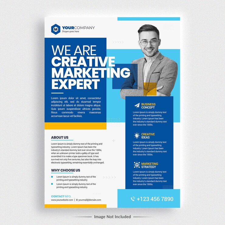 Modelo de design de flyer corporativo