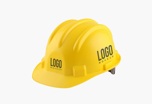PSD modelo de design de logotipo de capacete de segurança psd