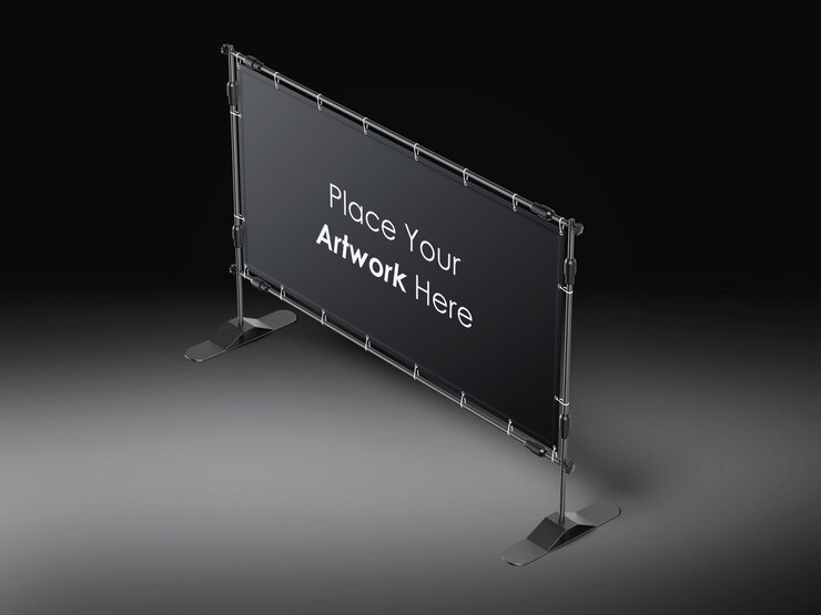 PSD modelo de design de maquete de outdoor billboard