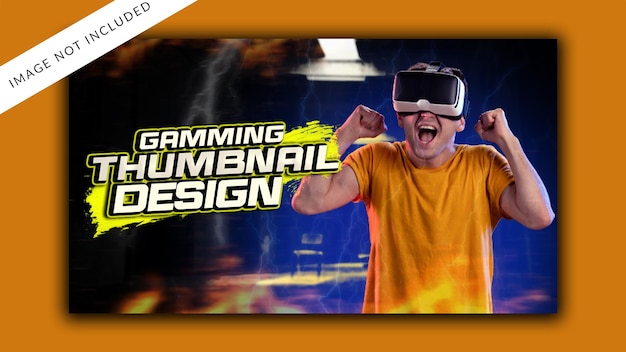 Modelo de design de miniatura do YouTube Psd