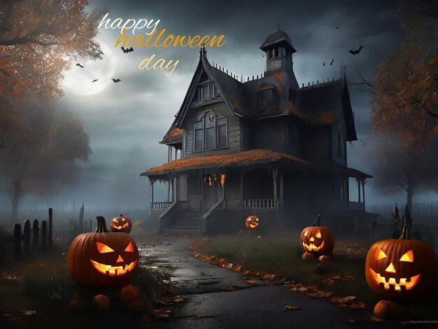 PSD modelo de design para o dia de halloween