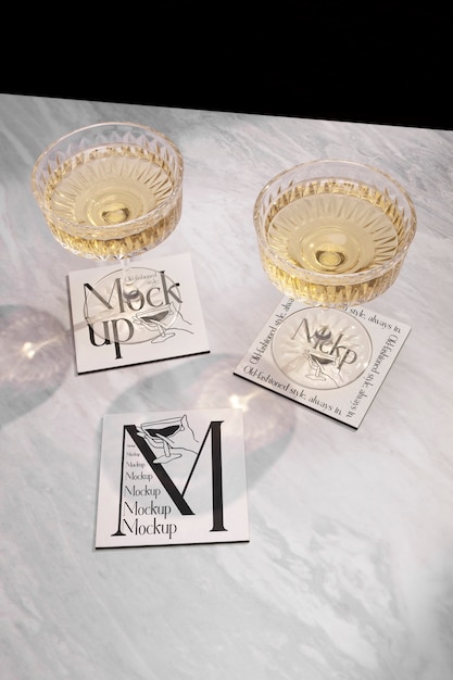 Modelo de disposição da mesa de um restaurante