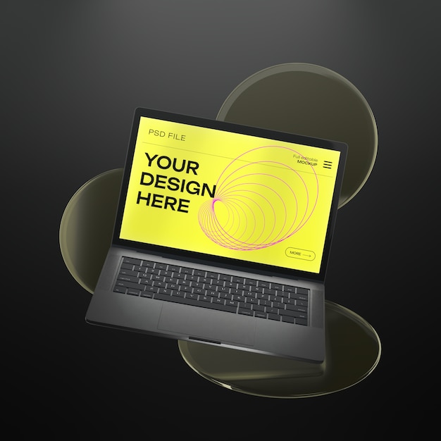 Modelo de dispositivo digital em um pódio