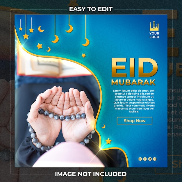 Modelo de eid mubarak